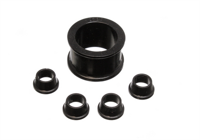 Black Power Steering Rack Bushing Set <br>92-95 Honda Civic