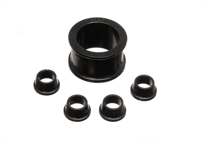 Black Power Steering Rack Bushing Set <br>92-95 Honda Civic