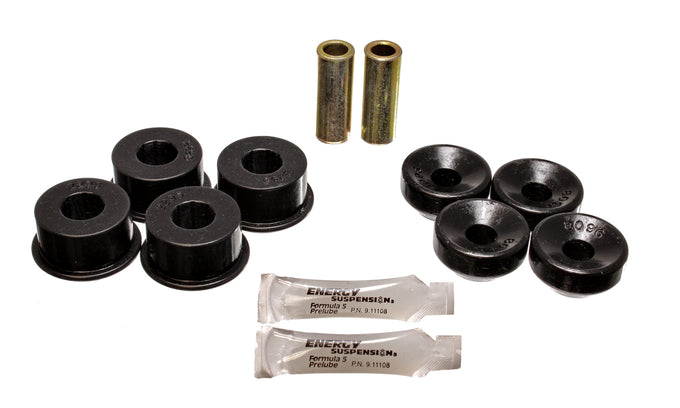 Black Front Shock Upper and Lower Bushing Set <br>90-97 Honda Accord