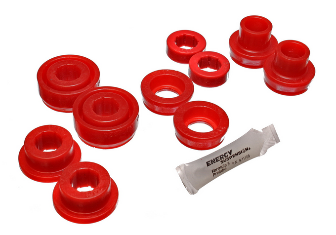 Red Front Control Arm Bushing Set <br>91-92 Saturn SC