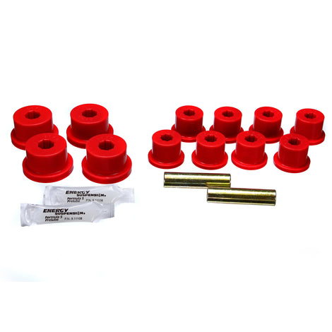 Red Spring Frame Shackle Bushing Set <br>86-95 Suzuki Samurai