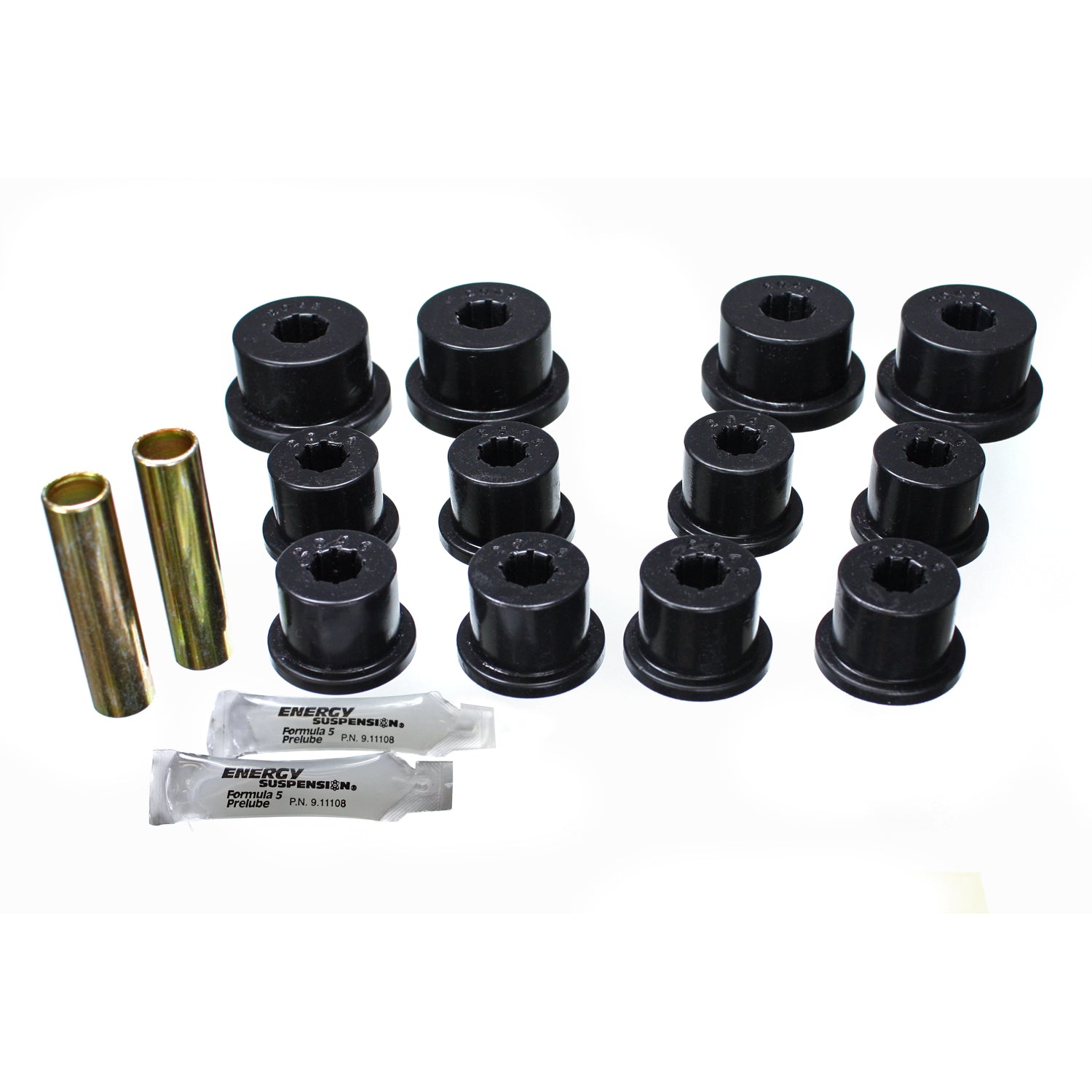 Black Spring Frame Shackle Bushing Set <br>86-95 Suzuki Samurai