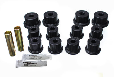 Black Spring Frame Shackle Bushing Set <br>86-95 Suzuki Samurai