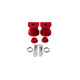 Red Sway Bar Bushing Set <br>17-22 Tesla Model 3