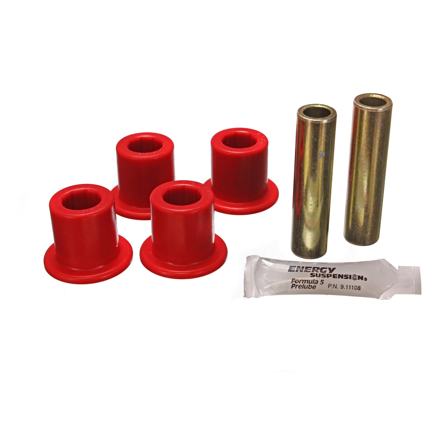 Red Frame Shackle Bushing Set <br>87-95 Jeep Wrangler