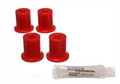 Red Shackle Bushing Set <br>76-86 Jeep CJ5/CJ7