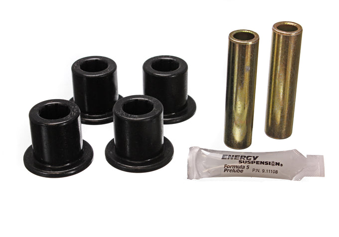 Black Frame Shackle Bushing Set <br>87-95 Jeep Wrangler