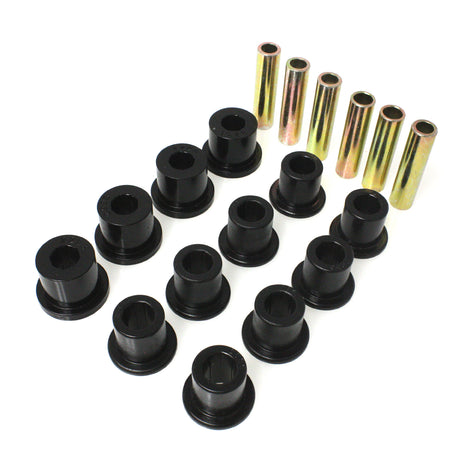 Front & Rear Leaf Spring Bushing Set <br>87-95 Jeep Wrangler