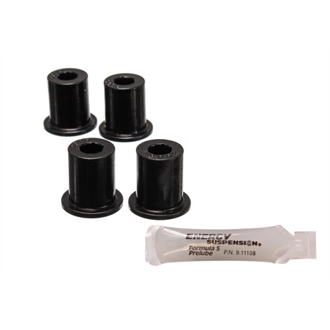 Black Shackle Bushing Set <br>76-86 Jeep CJ5/CJ7