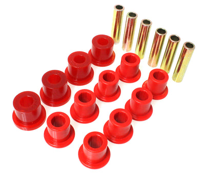 Front & Rear Leaf Spring Bushing Set <br>87-95 Jeep Wrangler