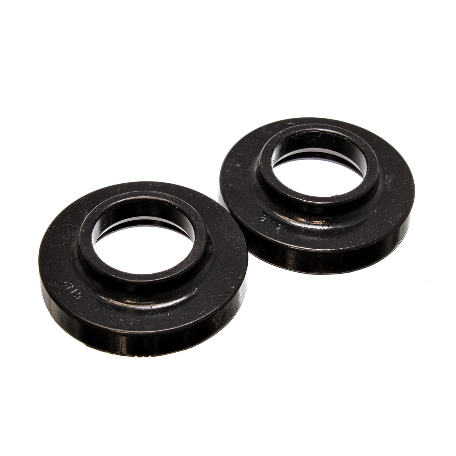 Black Front Spring Pad Set <br>97-06 Jeep Wrangler TJ