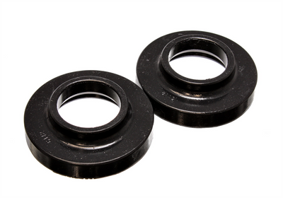 Black Front Spring Pad Set <br>97-06 Jeep Wrangler TJ