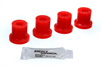 Red Shackle Bushing Set <br>76-86 Jeep CJ5/CJ7