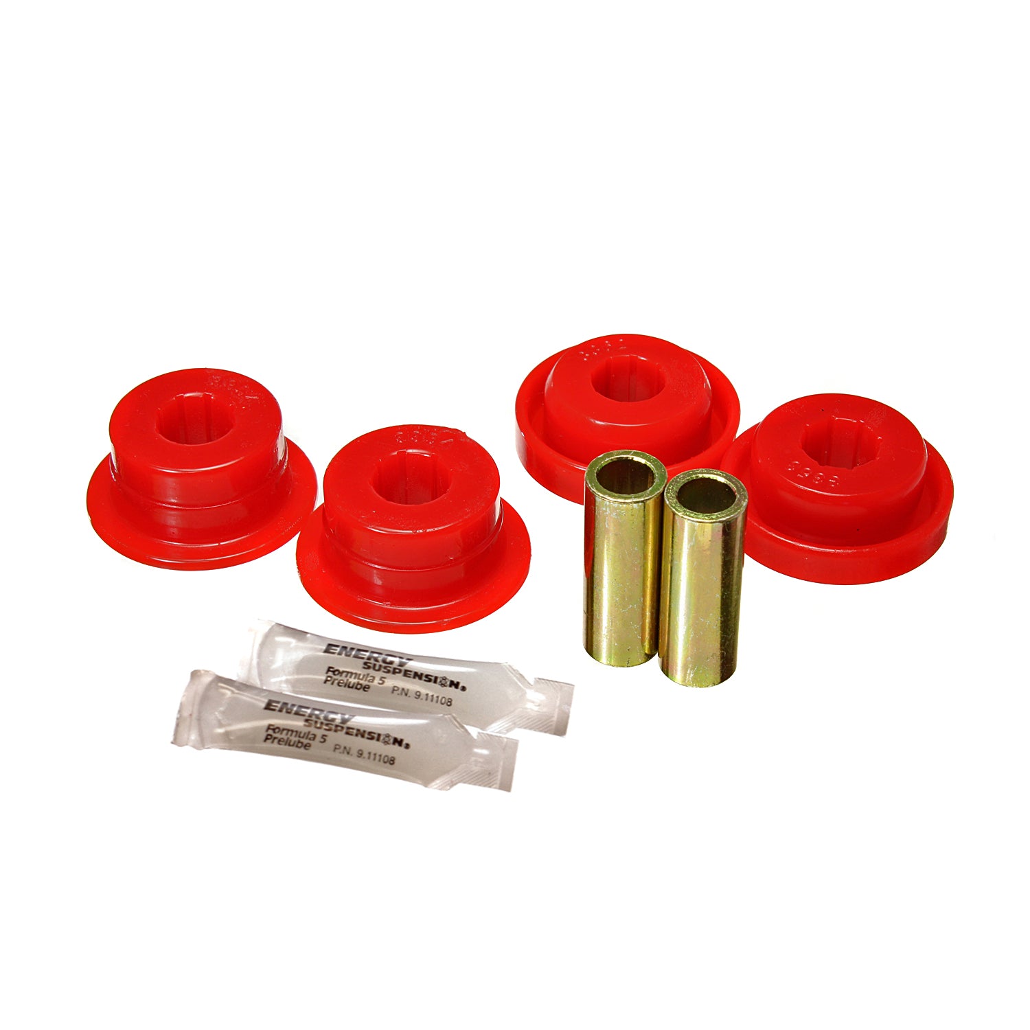 Red Front Control Arm Bushing Set <br>07-17 Jeep Wrangler