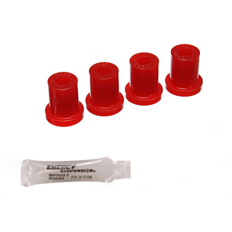 Red Aftermarket Shackle Set <br>76-86 Jeep CJ5/CJ7