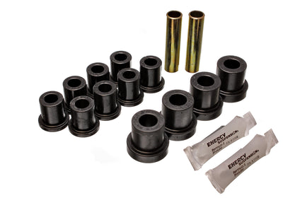 Black Rear Spring Frame Shackle Bushing Set <br>54-62 Chevrolet Corvette