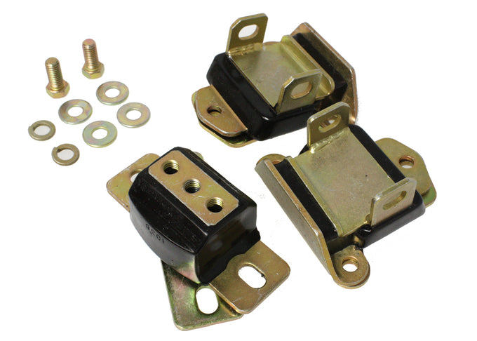 Zinc Finish Motor & Transmission Mounts <br>67-72 Chevrolet Camaro, 63-82 Corvette