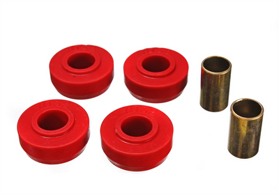 Red Front Strut Rod Bushing Set <br>62-67 Chevrolet Chevy II