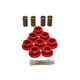 Red Strut Rod Bushing Set <br>84-87 Chevrolet Corvette