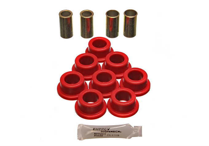 Red Strut Rod Bushing Set <br>84-87 Chevrolet Corvette