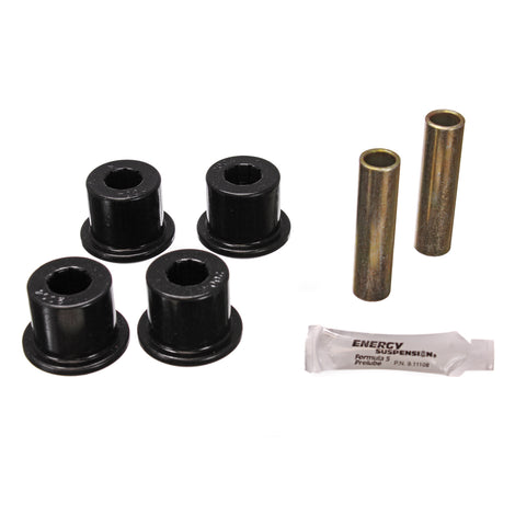 Black Frame Shackle Bushing Set <br>75-86 Chevrolet C20 C30 K10 K20
