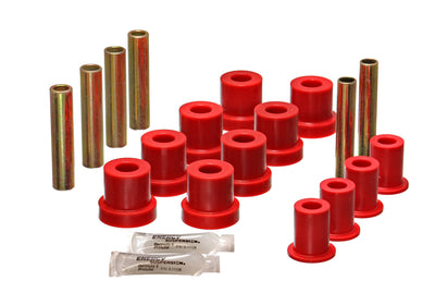 Front Leaf Spring Bushing Set <br>67-70 Chevrolet K10 Pickup K20 Pickup