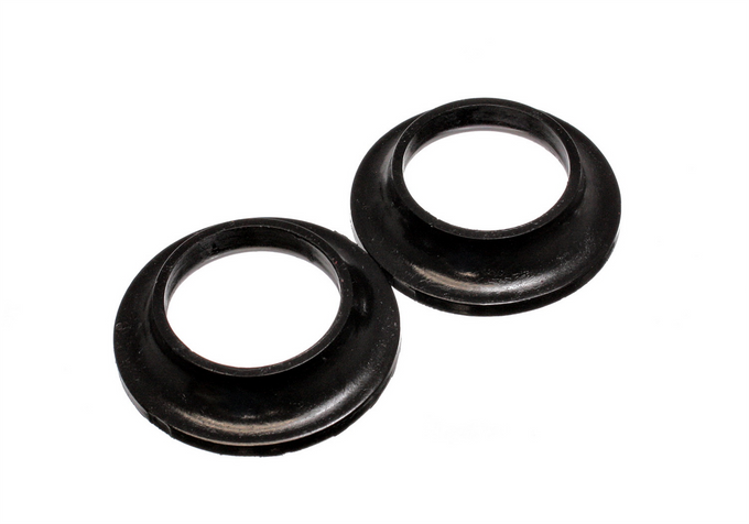 Black Rear Upper Coil Spring Isolators <br>91-96 Chevrolet Caprice