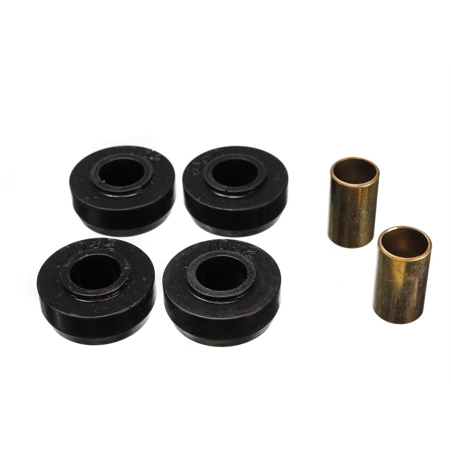Black Front Strut Rod Bushing Set <br>62-67 Chevrolet Chevy II