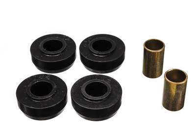Black Front Strut Rod Bushing Set <br>62-67 Chevrolet Chevy II