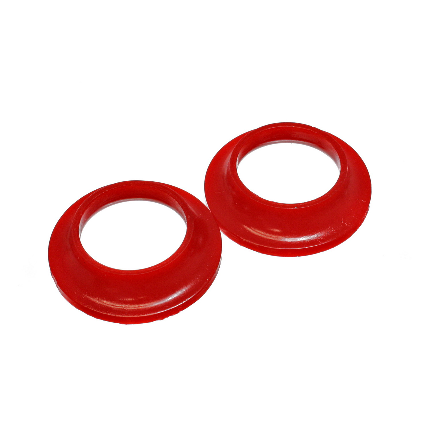 Red Rear Upper Coil Spring Isolators <br>91-96 Chevrolet Caprice