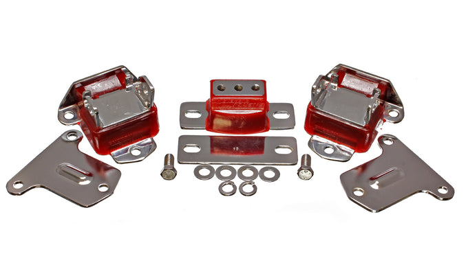 Chrome Finish Motor & Transmission Mounts <br>68-72 Chevrolet Chevelle