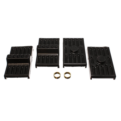Black Multi Leaf Spring Isolators <br>70-81 Chevrolet Camaro