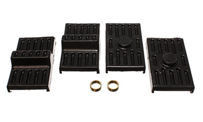 Black Multi Leaf Spring Isolators <br>70-81 Chevrolet Camaro