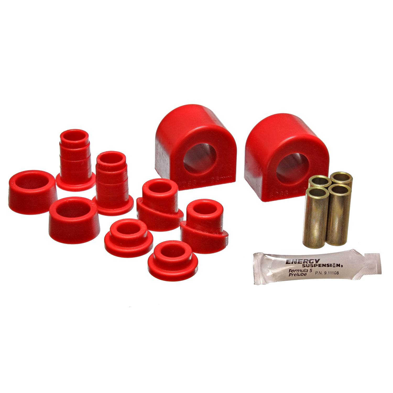 Red Sway Bar Bushing Set <br>88-96 Chevrolet Corvette