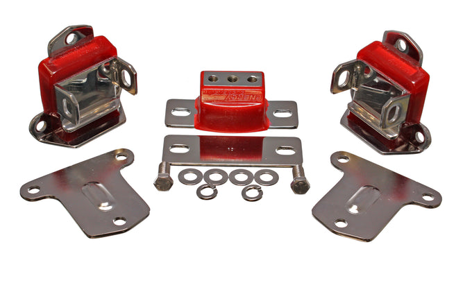 Chrome Finish Motor & Transmission Mounts <br>67-72 Chevrolet Camaro, Corvette