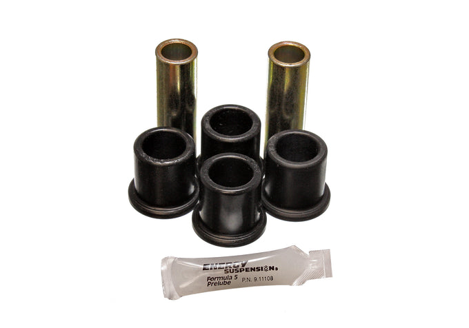 Black Rear Spring Frame Shackle Bushing Set <br>75-81 Ford F-150
