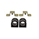 Black Sway Bar Bushing Set <br>79-93 Ford Mustang