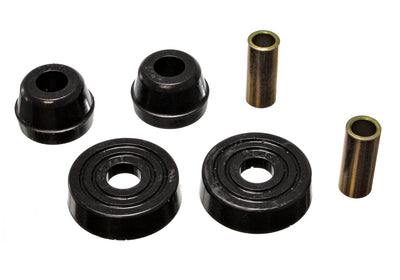 Black McPherson Strut Tower Bushing Set <br>83-99 Ford Mustang
