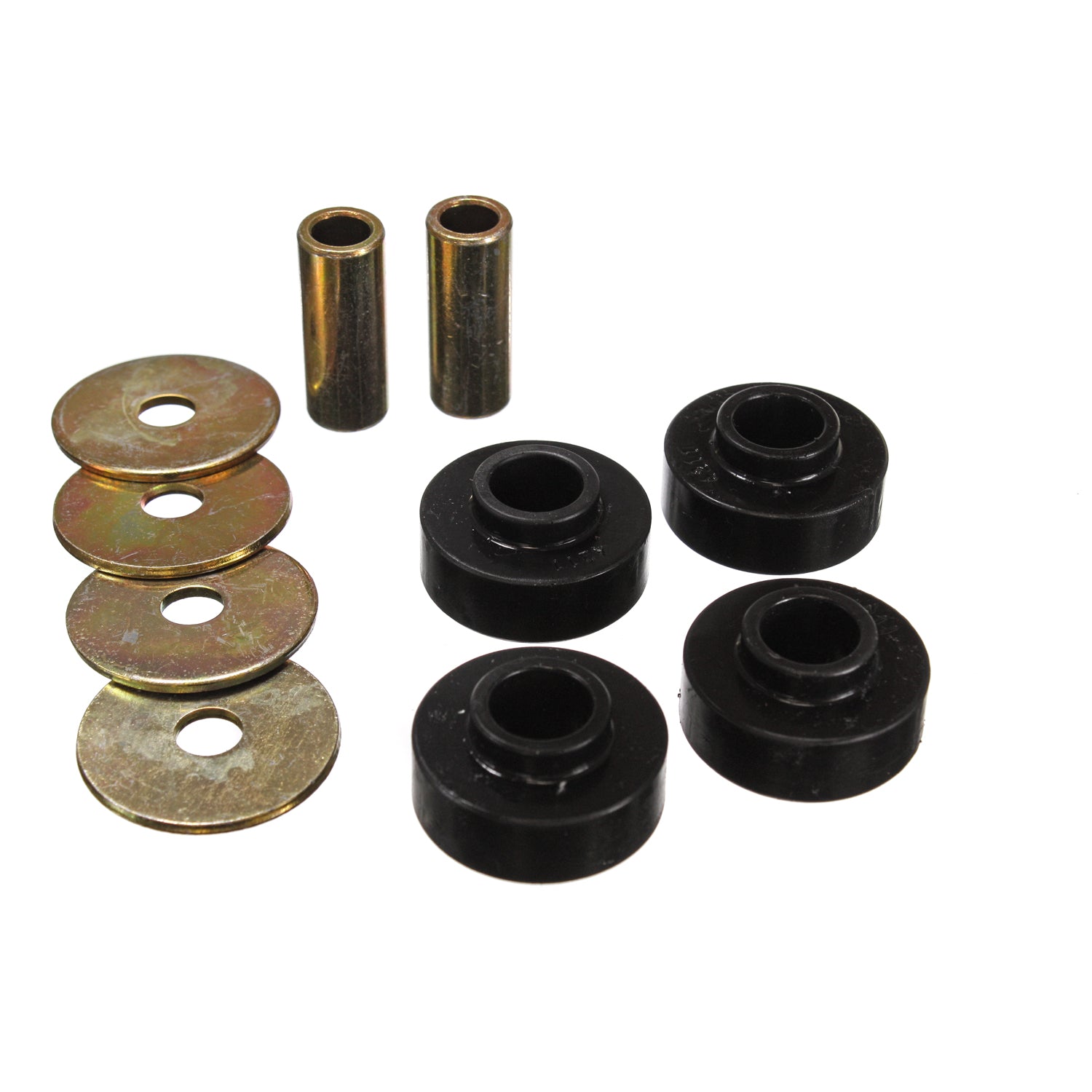 Black Rear Differential Carrier Bushing Set <br>03-04 Ford Mustang