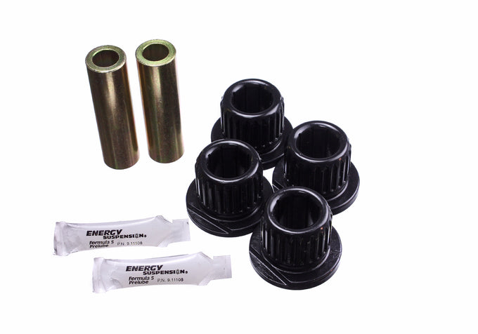 Black Rear Shackle Bushing Set <br>00-04 Ford Excursion
