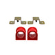 Red Sway Bar Bushing Set <br>79-93 Ford Mustang