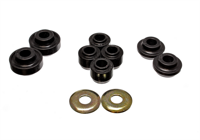 Black Strut Rod Bushing Set <br>86-95 Ford Taurus