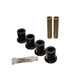 Black Rear Spring Frame Shackle Bushing Set <br>80-96 Ford Bronco F-150 F-250 F-350