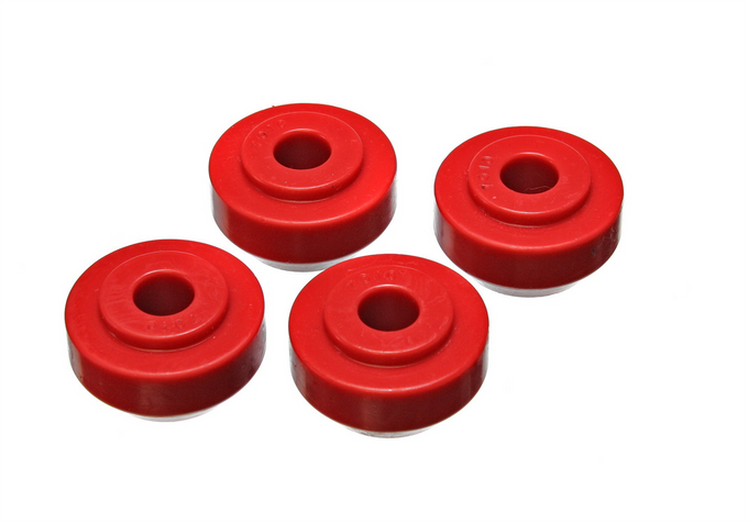 Red Strut Arm Bushing Set <br>74-78 Ford Mustang II