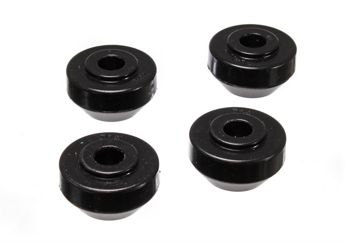 Black Front Strut Rod Bushing Set <br>1976 Ford Elite