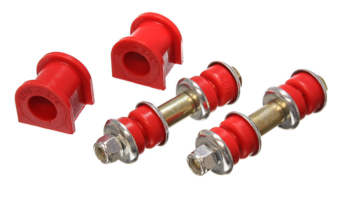 Red Sway Bar Bushing Set <br>90-96 Ford Escort