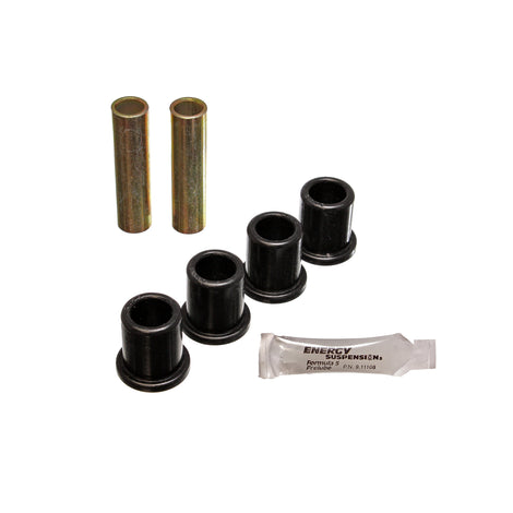 Black Rear 2WD Frame Shackle Bushings Set <br>85-90 Ford Bronco II