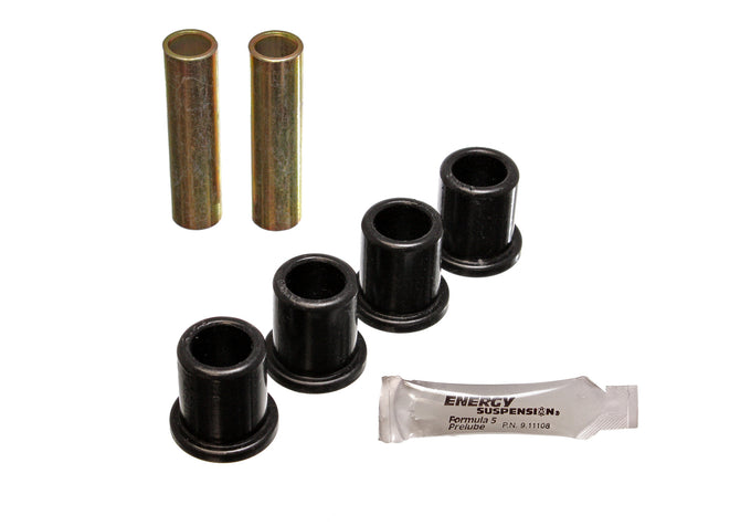 Black Rear 2WD Frame Shackle Bushings Set <br>85-90 Ford Bronco II