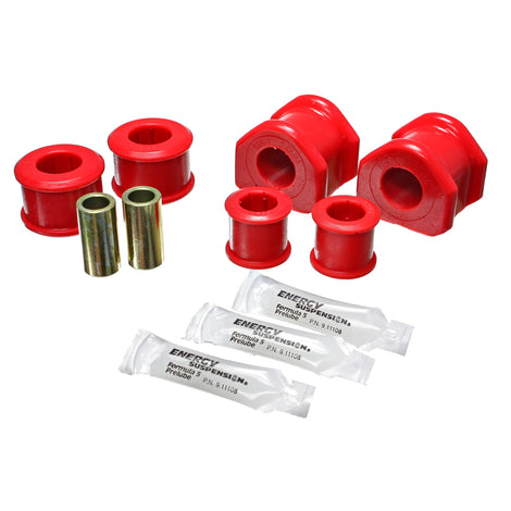 Red Sway Bar Bushing Set <br>11-14 Ford Mustang
