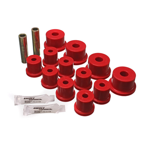 Rear Leaf Spring Bushing Set - w/0.5 in. Shackle Bolts <br>64-73 Ford Mustang